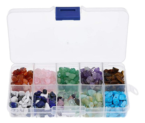 15 Grid Mezcla De Piedras De Cristal Trituradas Cuentas