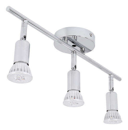 Refletor De Teto J 3 Light Chrome Steel Gu10 Spotbar Ow5j