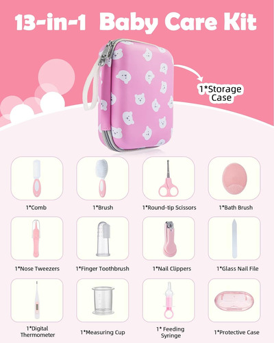 Kit De Aseo Y Salud Para Bebés, Lictin Safety Care Set, N...