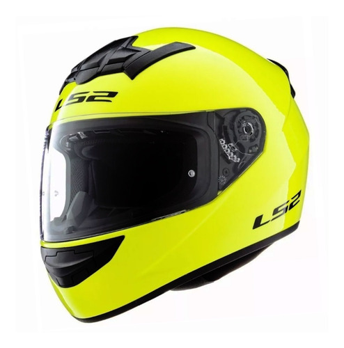 Casco Moto Ls2 Ff352 Amarillo Hi-viz 