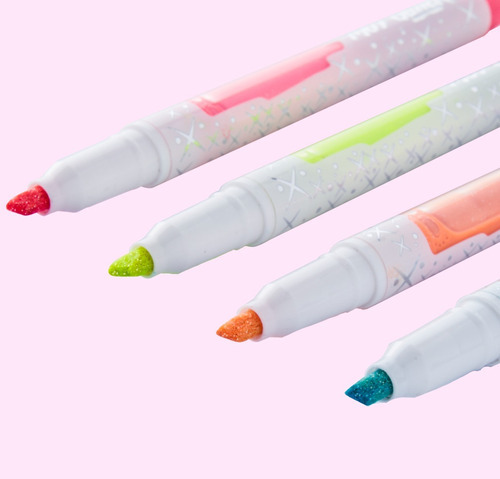 Imagen 5 de 5 de Resaltador Glitter Coloring Set X4 3051604 Mooving