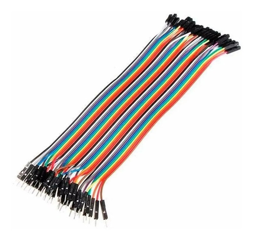 Cable Dupont 40 Macho - Hembra X 20cm Protoboard - Icutech