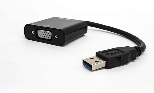 Vorago Adaptador Usb 3.0 A Vga Adp-200, Negro