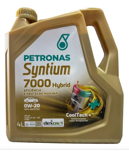 Lubricante Petronas Syntium 7000 Hybrid 0w-20 4lts