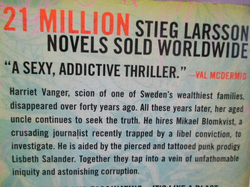 Imagen 5 de 9 de Stieg Larsson - Millenium Trilogy (dragon Tatoo, Fire, Nest)