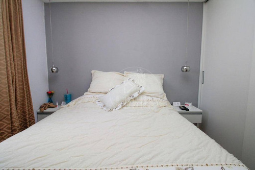 Imagem 8 de 14 de Apartamento De 50m², Composto De 2 Dormitórios, Á Venda Por R$ 280.000,00 - Vila Homero Thon - Santo André/sp - Ap1453