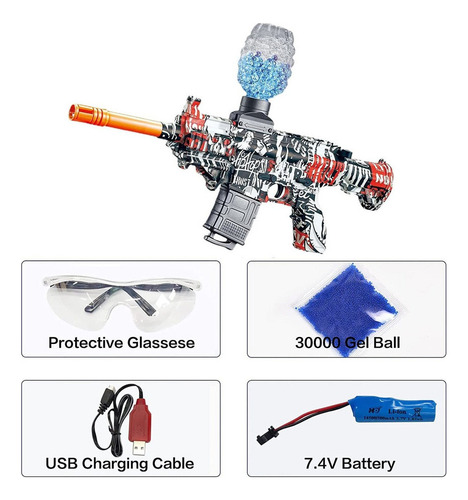 Novo Novo Pistola De Água De Gel Elétrica M416, Com 30.000