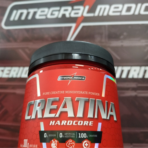 Creatina Integral Medica 300g Hadcore Monohidratada Pura