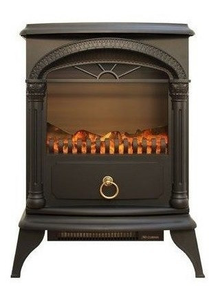 Imagen 1 de 4 de Chimenea Electrica Roble Negra