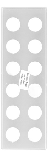 Jarrón De Flores Acrílico Largo Rectangular Transparente Mod