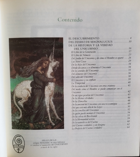 De La Historia Y La Verdad Del Unicornio / Facsimil (Usado)