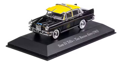 Siam Di Tella 1961 1:43 Taxi Buenos Aires Auto A Escala