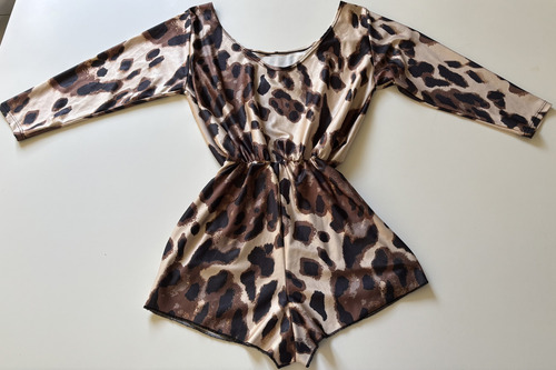 Mono Mujer Animal Print Talle M Mangas 3/4 (Usado)