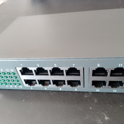 Switch Poe 16+2 Net Quality + Fuente Incluida