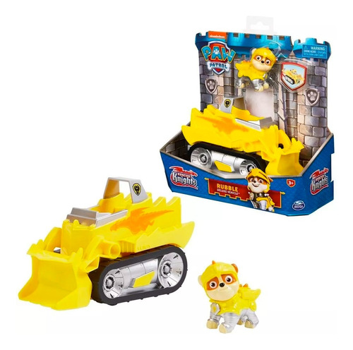 Paw Patrol Figura Rubble Bulldozer Rescue Knights + Figura