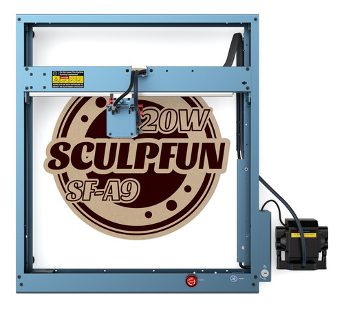 Máquina De Grabado Y Corte Láser Sculpfun Sf-a9 20w