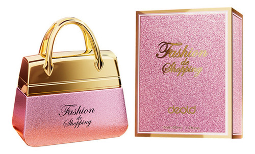 Perfume de mujer con forma de bolsa de compras a la moda, fragancia fresca y ligera