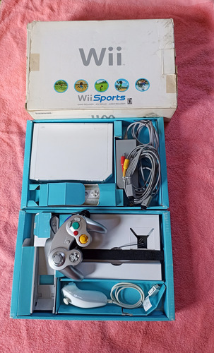 Nintendo Wii Retrocomplatible Gamecube Liberado En Caja Blanco