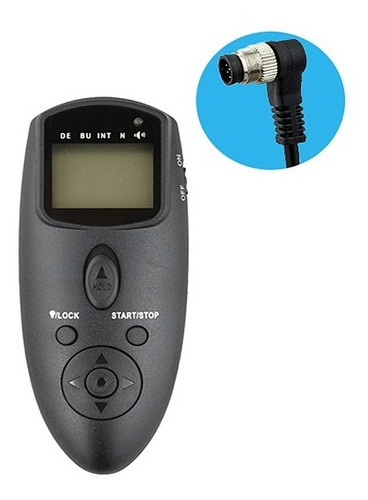 Controle Remoto Temporizador Jjc Met-b Dc0 10pin Para Nikon Cor Preto