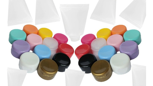 Imagem 2 de 9 de 10 Bisnagas 30ml Tampa Flip Lembrancinhas Bebe Maternidade