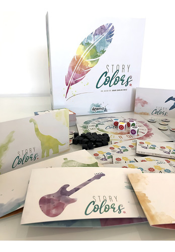 Story Colors Party Game Familiar Dados Para Crear Historias