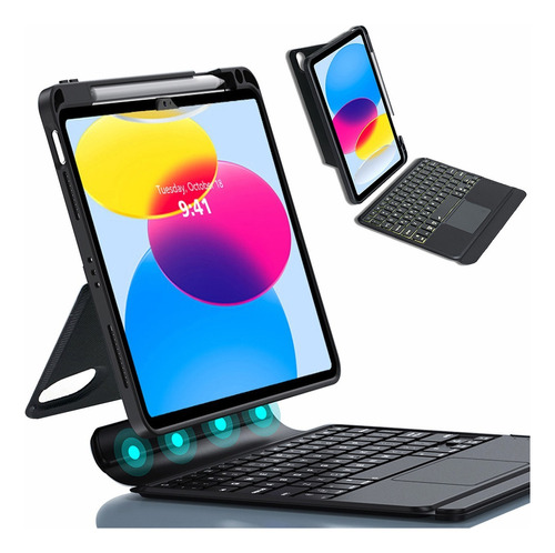 Funda Con Teclado Táctil Para iPad 10 Gen.10.9 In 2022 A2696