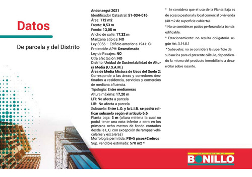 Reservado Lote 8.58 X 13.05 Venta En Villa Urquiza