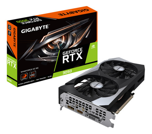 Imagen 3 de 7 de Placa De Video Gigabyte Rtx 3050 Windforce 8gb Gddr6 Oc Pc