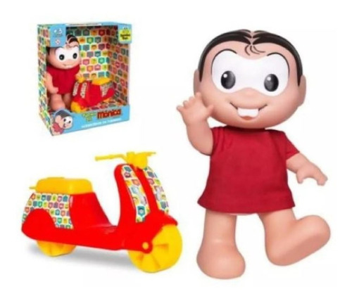 Boneca Mônica Com Mini Scooter Turma Da Mônica - Samba Toys