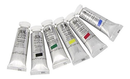 Winsor & Newton Designers 'gouache Primary Color 6-tube