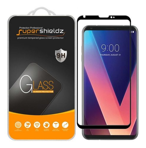 Vidrio Templado LG V30 Plus Full Coverage Anti Sc (779jjhrf)