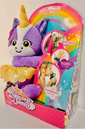 Imagen 2 de 5 de Unicornio Perfumado My Unicorn Family Se Abrazan Kreker