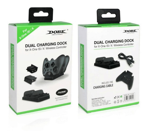 Base Cargador + 2 Baterias Joystick Xbox One Soporte Control
