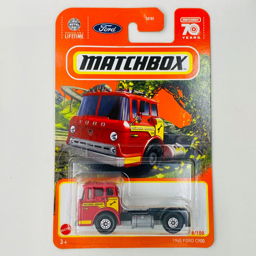 Matchbox 1965 Ford C900 Truck Vermelho Hkw59 2023 70 Anos
