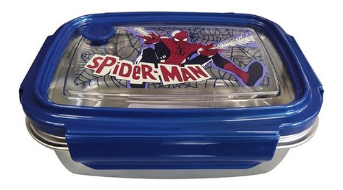 Vianda Infantil Térmica De Spiderman De Acero Inoxidable