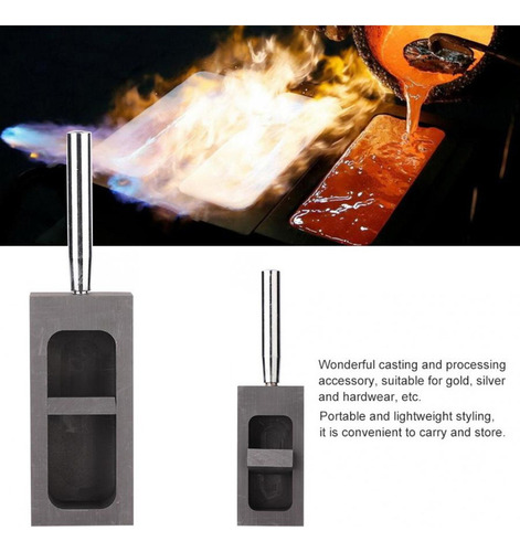 X Kit De Fundição De Metal Ouro Prata Fornalha 500g