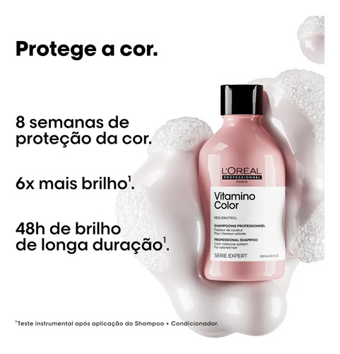 Refil - Shampoo L'oréal Professionnel Vitamino Color 240ml