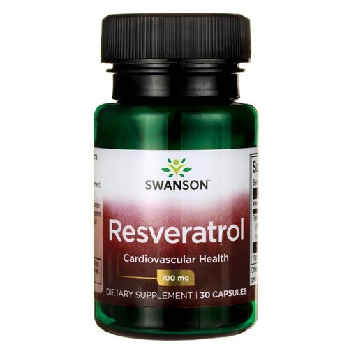 Suplemento Resveratrol Swanson 100mg 30caps 2833