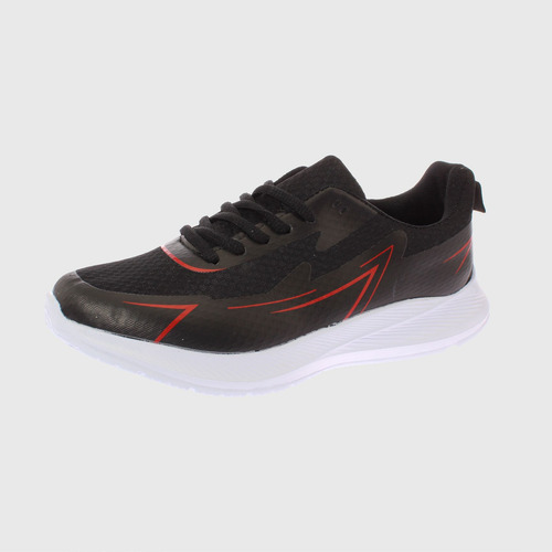 Zapatilla Negro/rojo Vía Franca Art. 8s2206a0090black