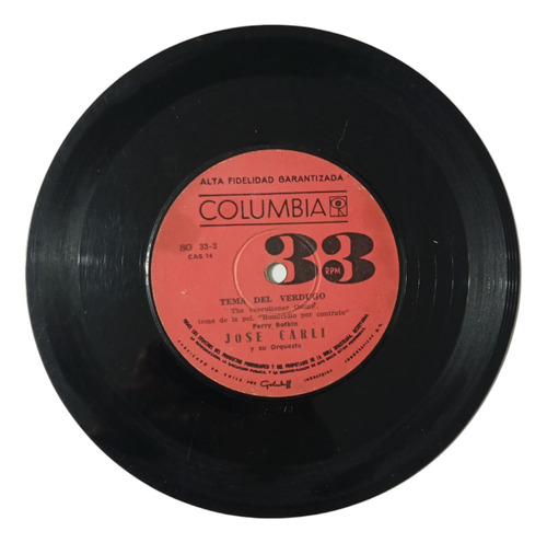 Vinilo Single De Jose Carli -- Nunca En Domingo( S90 (Usado)