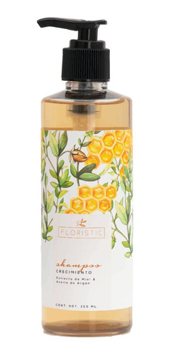 Floristic Shampoo 250 Ml Crecimiento Miel Y Argan