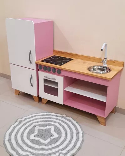 Cocina Infantil De Madera, Juguete Para Niños, Estilo Único!