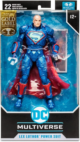Lex Luthor Power Suit Gold Label Dc Multiverse Mcfarlane