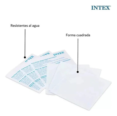 Set De Parches Adhesivos Albercas Colchones Inflables 12 Pzs