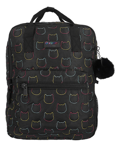 151058d0941 U Color Negro Diseño De La Tela Black Cat