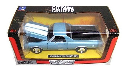 1970 Chevrolet El Camino Ss Azul 1/24 De New Ray 71.885.