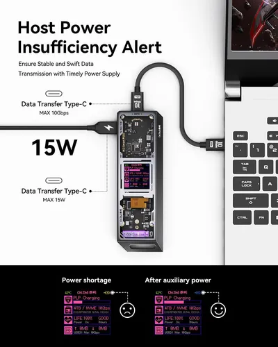 Dockcase Chizha Explorer M.2 Nvme Ssd Usb 3.2 Tipo-c