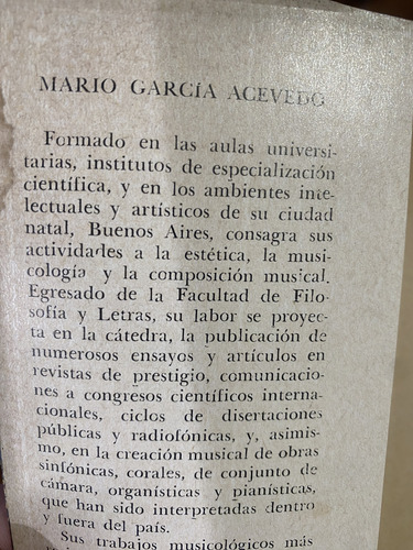 La Música Argentina Durante El Período De Organización Nacio (Usado)