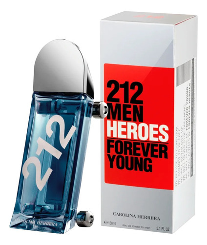 212 Heroes Forever Young Masculino Eau De Toilette 150ml 