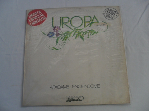  Disco Maxi Single Vinilo Uropa Apagame Enciendeme 1979 